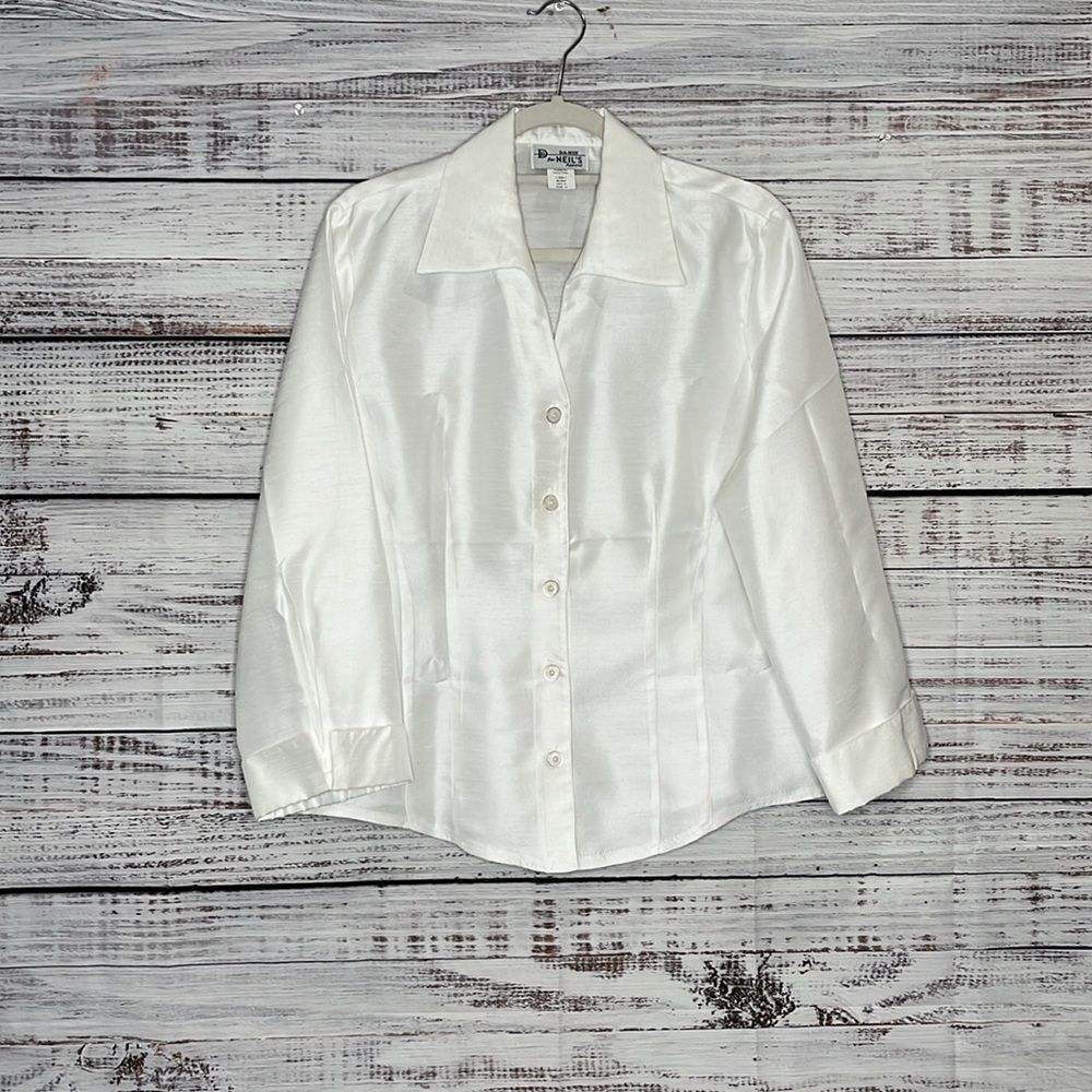 Faux silk blouse
